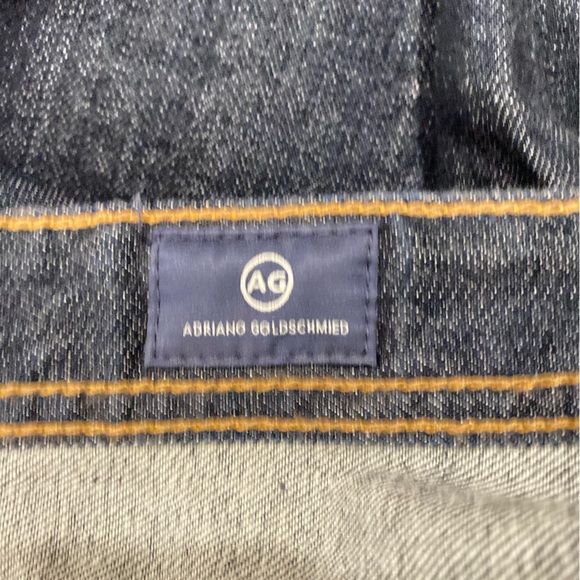 AG Adriano Goldschmied Jeans Mens 36 х 32 Blue Slim Straight Leg - Picture 7 of 17